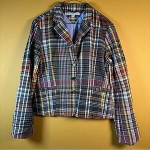 Tommy Hilfiger Plaid Women's Blazer Size 14